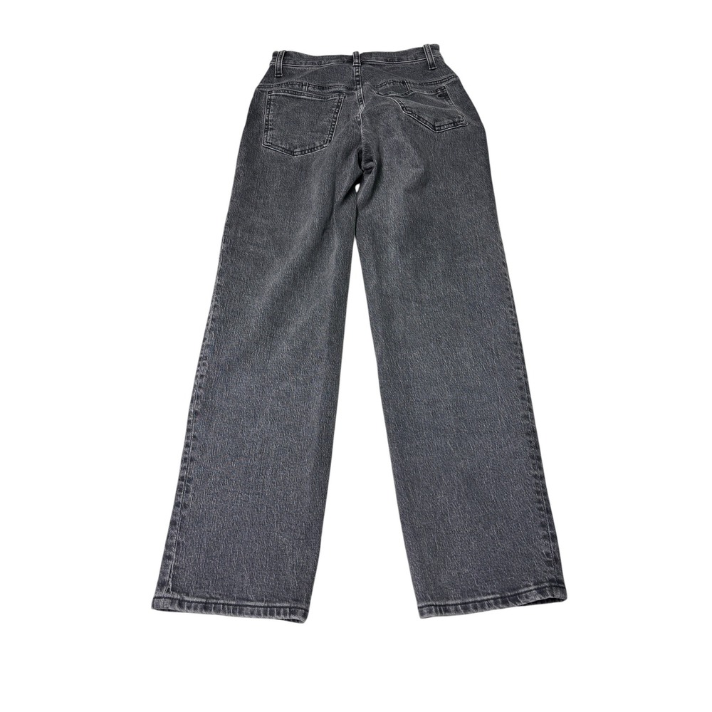 Madewell The Perfect Vintage Straight Jean Faded Black Seam Denim Womens 24X29 - Picture 8 of 14